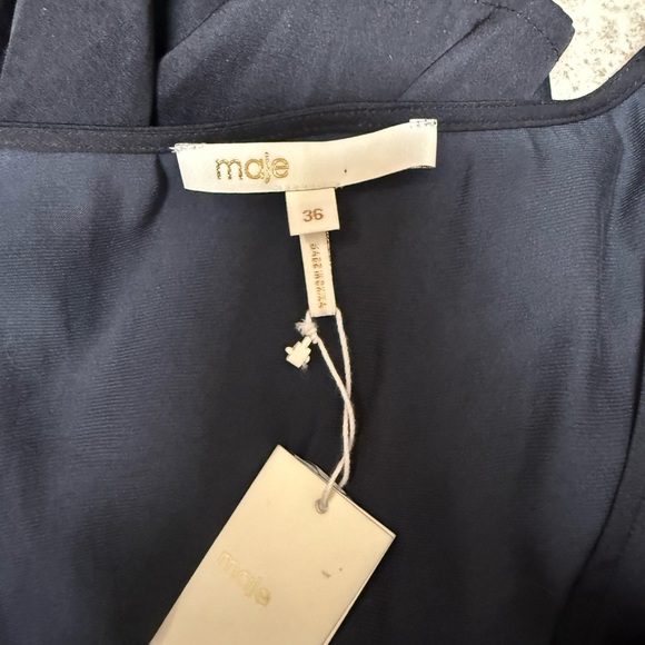 Maje Pasham Tie Front Jumpsuit - NWT - Picture 2 of 8